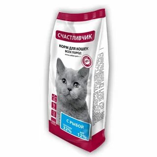 Сухой корм для кошек с рыбой