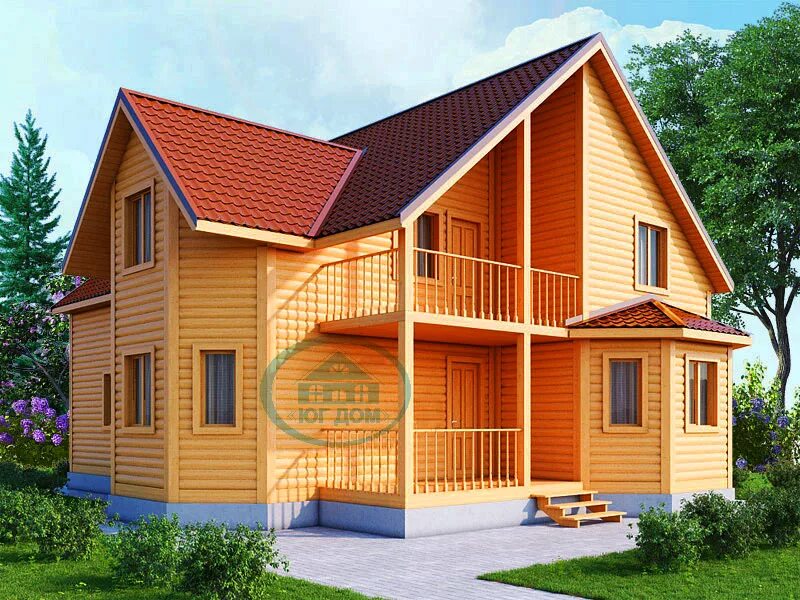 Готовая баня с тамбуром 7 на 2,3 из бруса под ключ, цена от 362 486 руб., фото п