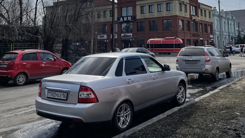 Зеркала в цвет и американки - Lada Приора седан, 1,6 л, 2008 года стайлинг DRIVE