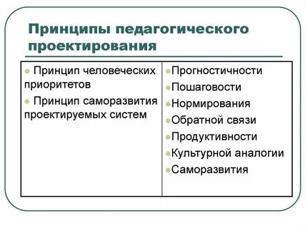 Педагогические принципы презентация