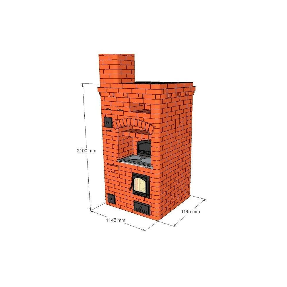 Размер печи для дома. Печь шведка отопительная порядовка. Печь Теплушка порядовка. Отопительно-варочная печь 1020х770. Печь шведка с камином порядовка.