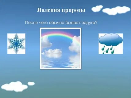 Примеры погодных условий