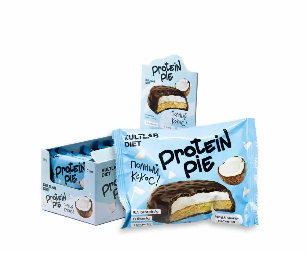 Тыквенный пирог сколько калорий. Протеиновое печенье kultlab. Kultlab protein pie кокос. Белковый пирог. Культлаб протеиновое печенье.