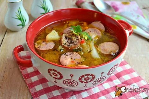 Рецепт супа с сосисками