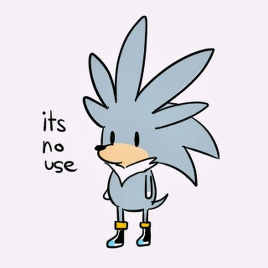 It s no use. Сильвер it s no use. сильвер соник meme. сильвер гиф. сильвер ёж мем.