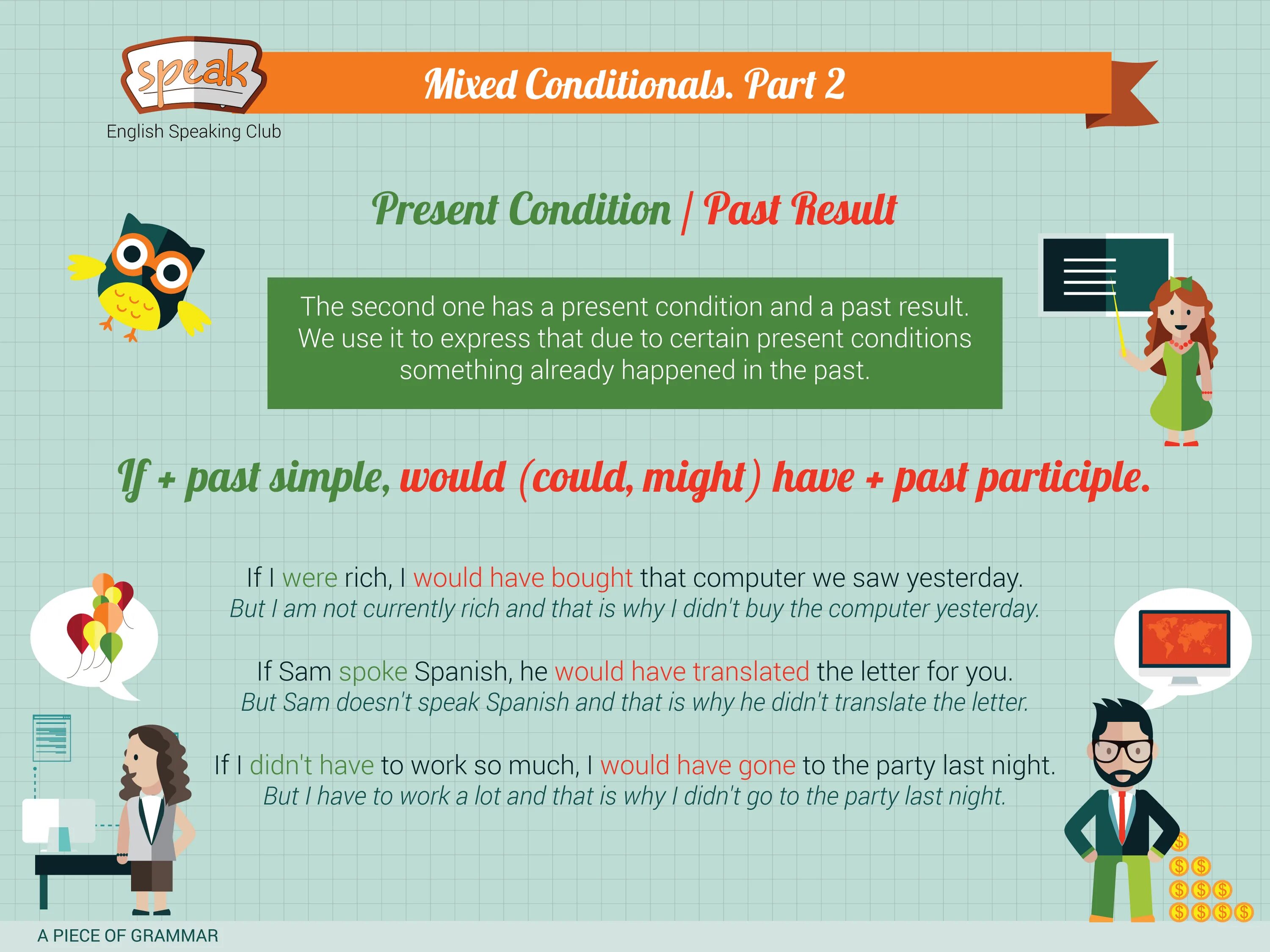 Mixed Conditionals - Английский язык - Презентации - 8 класс