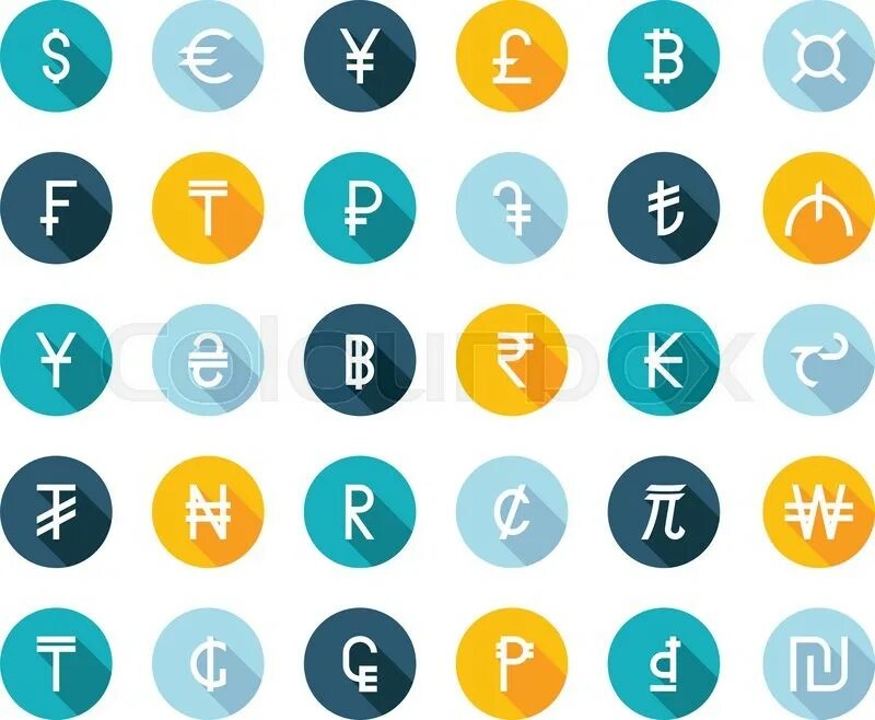 Set currency. World currency symbols. currency icon. обмен валюты вектор.