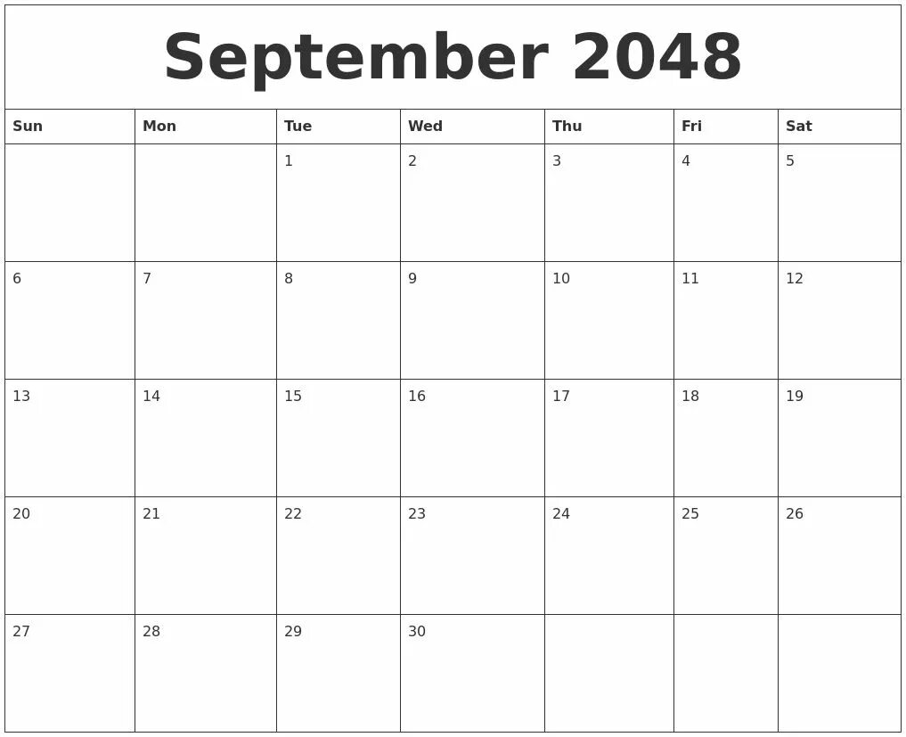 Print calendar