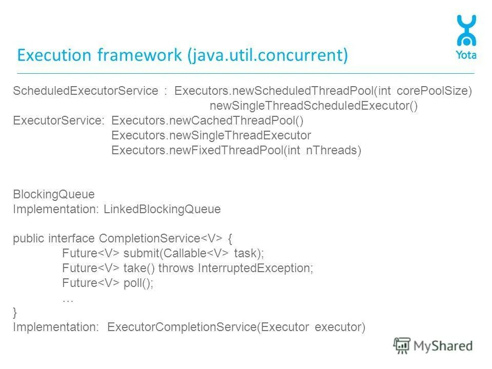 Execution java