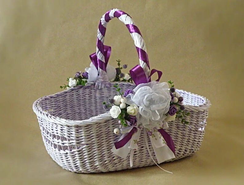 Корзинки из газетных трубочек. Ручная корзинка. Корзинки из газетных трубочек. Ручная корзинка. Ручная корзинка.