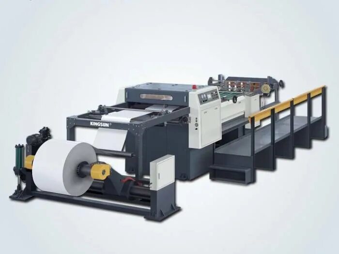 Флаторезальная машина модель HKS-1400. Servo Precision High Speed Sheet Cutter Machine. Китайский станок бобинорезка флаторезка. Флаторезка в полиграфии.