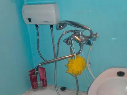 Подключить водонагреватель смеситель