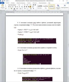 Лабораторная работа ms word