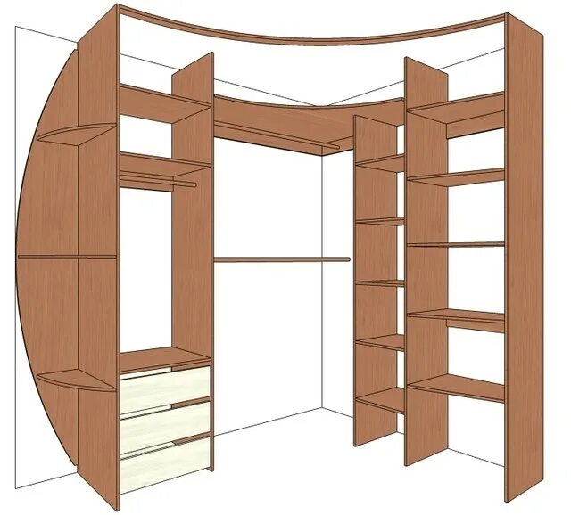 Каковы угловая. Шкаф купе радиусный Нарайна. Радиусные шкафы наполнение Нарайна. Радиусный шкаф купе 1200 1200. Радиусный шкаф 1500х1500.