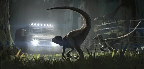 ArtStation - Raptors attack, Julien Gauthier Imagens Incríveis, Animais Pré...