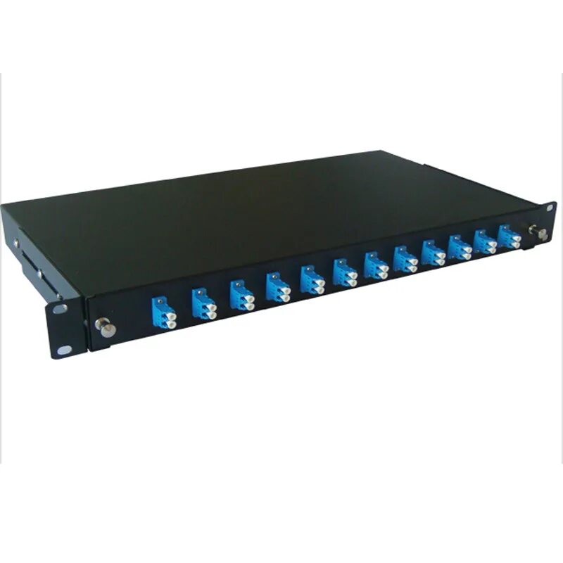 Fc duplex lc duplex 2. - оптическая полка (оптический кросс) на 12 портов lc duplex, sm. 12 port fiber panel rack. коммутационная панель sc duplex 12 порт. fiber optic patch panel lc.