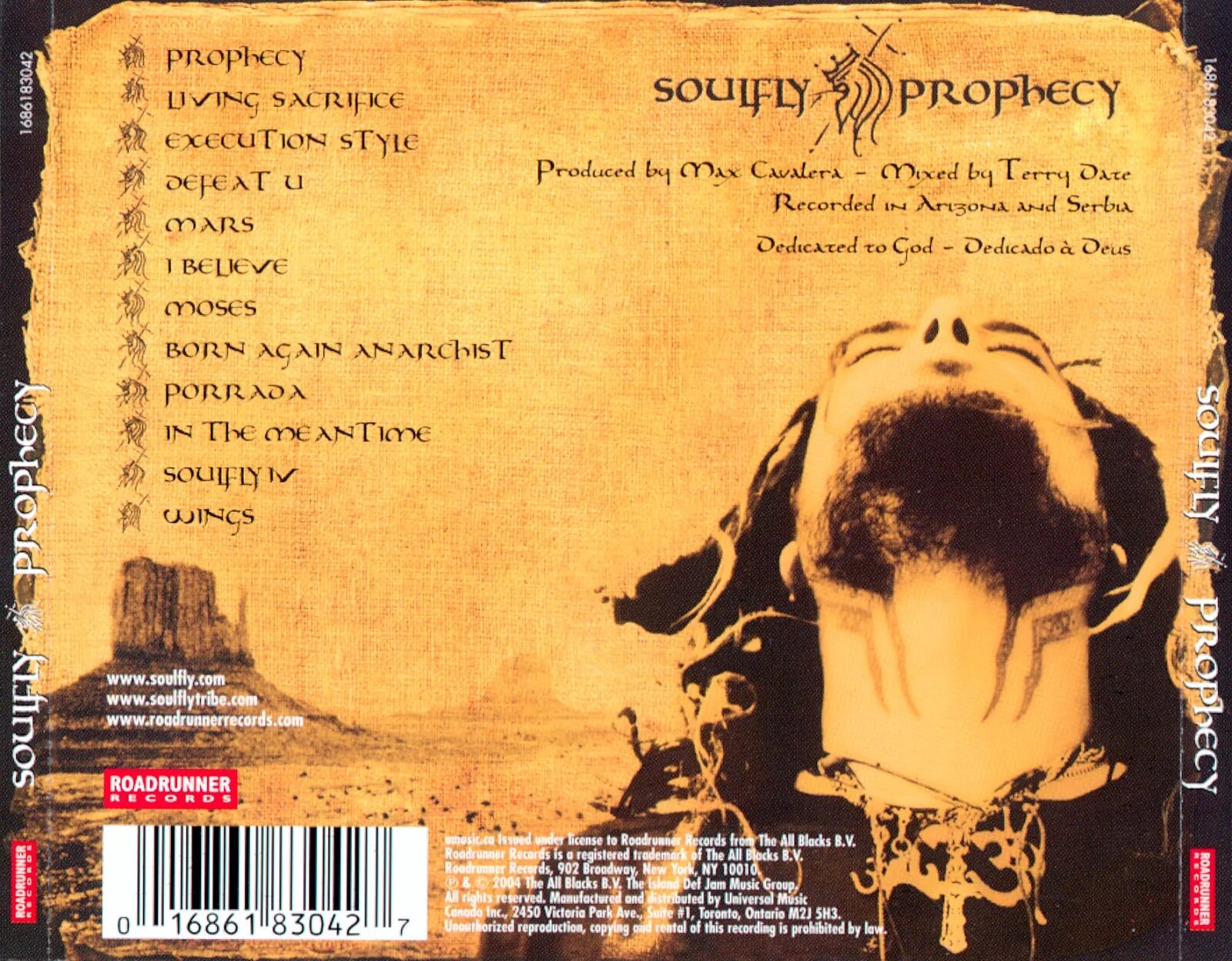 Soulfly 2004. Soulfly Prophecy. 2004 - Prophecy. Soulfly обложки.