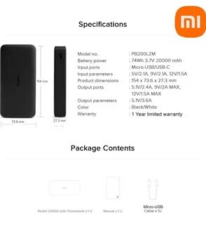Xiaomi 20000 инструкция на русском