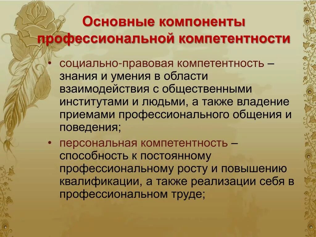 Профессиональные компетенции социального работника. Составляющие профессиональной компетентности. основные компоненты компетенции. составляющие коммуникативной компетентности учителя. компоненты профессиональной компетентности учителя.
