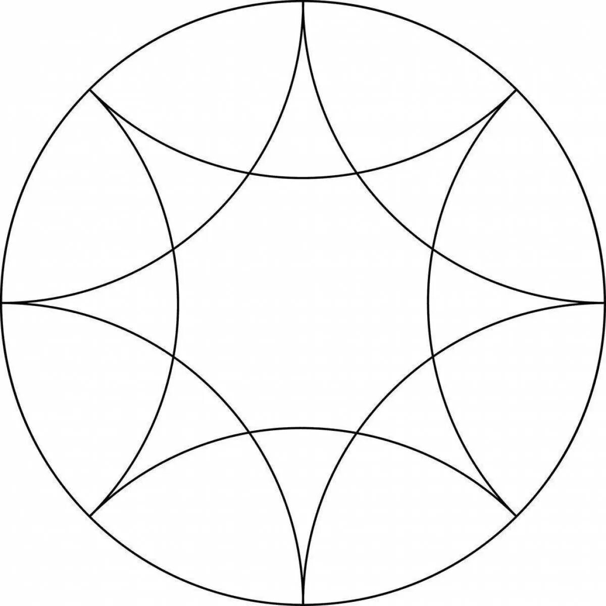 Цветовой круг иттена пустой. Круг фигура. Кружочки шаблоны для печати. Круг раскраска. 358.