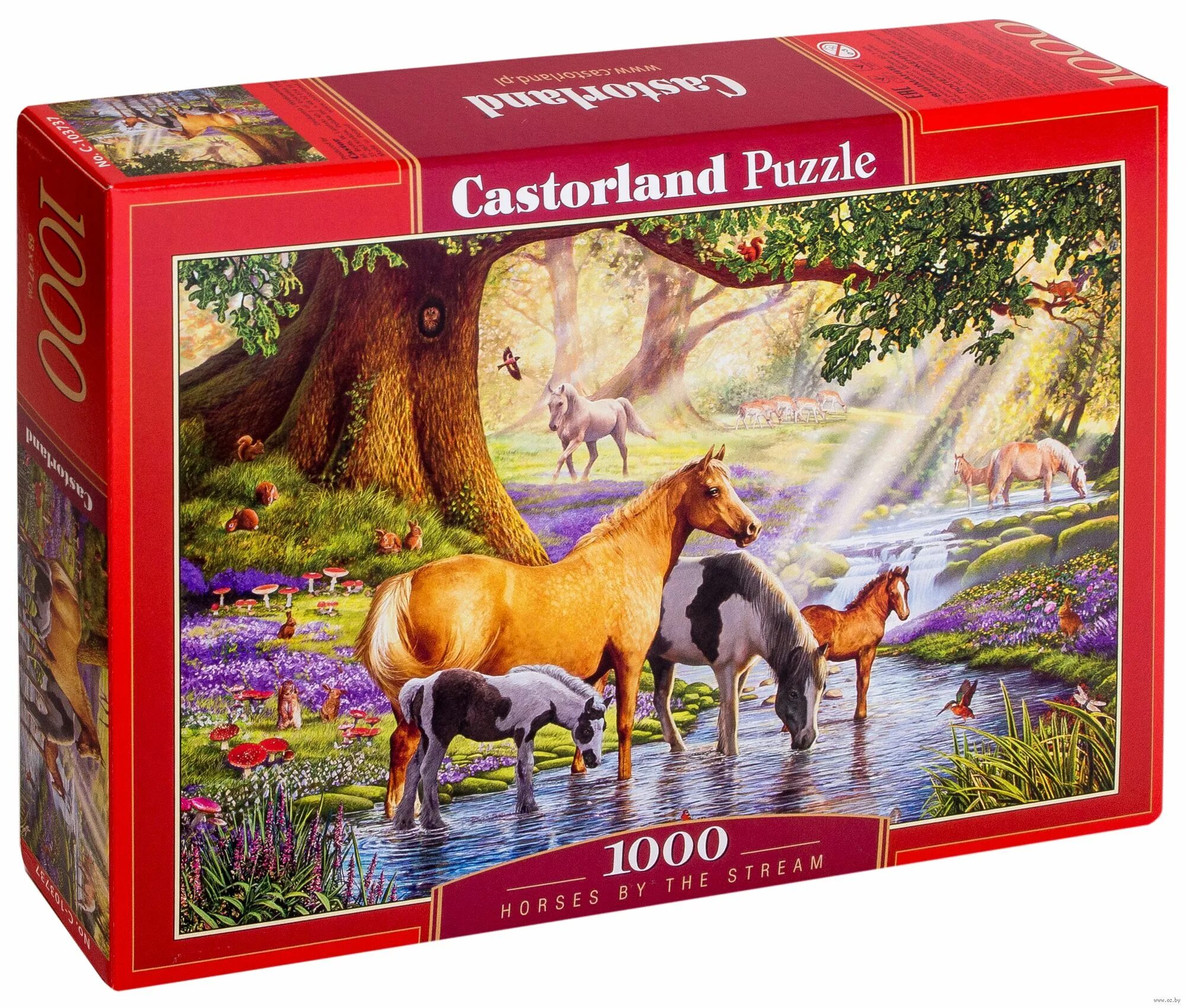 Средние пазлы. Пазлы 1000 Castorland Puzzle 68.47. Пазлы 1000 лошади Кастор. Пазлы 500 Касторленд лошади. Пазл 1000 Каскад Кастор.