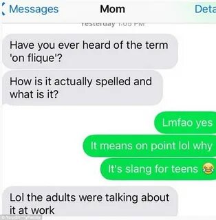 I sent my text message