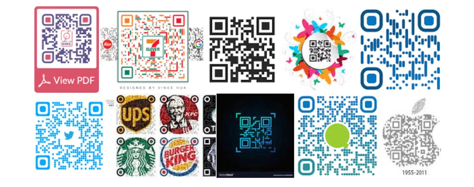 QR код. Дизайнерский QR код. QR код с логотипом. Картинки QR кодов.