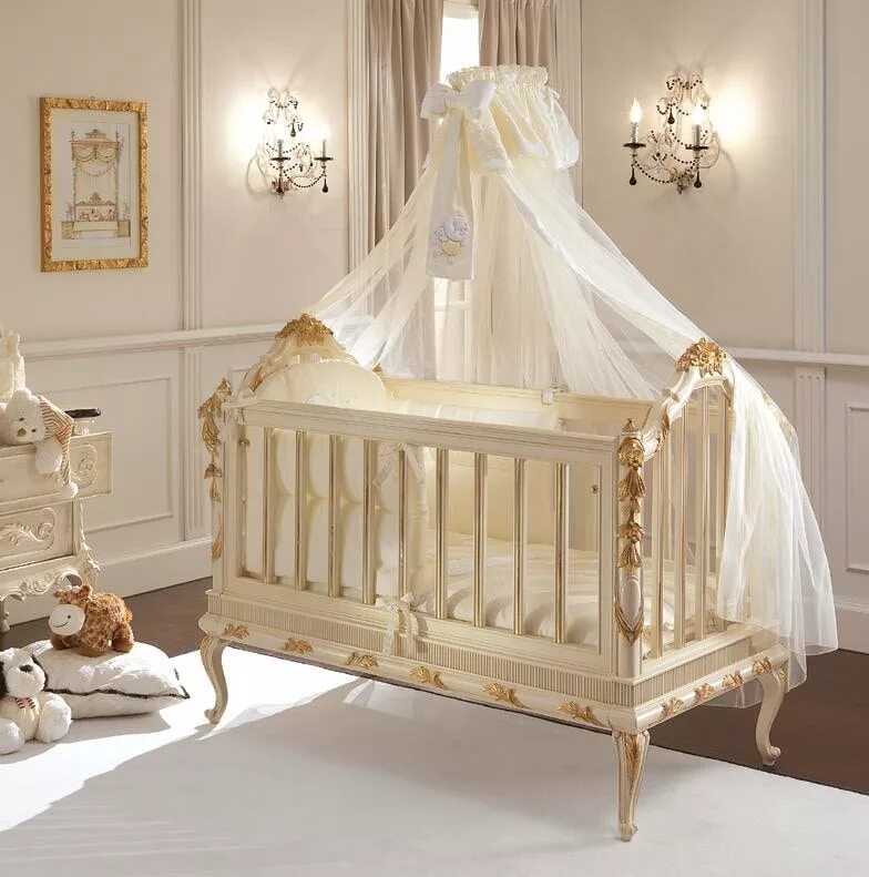 Кроватки Giovanni Baby Crib. Красивые кроватки для новорожденных. Дорогие детские кроватки. Королевские кроватки для новорожденных.