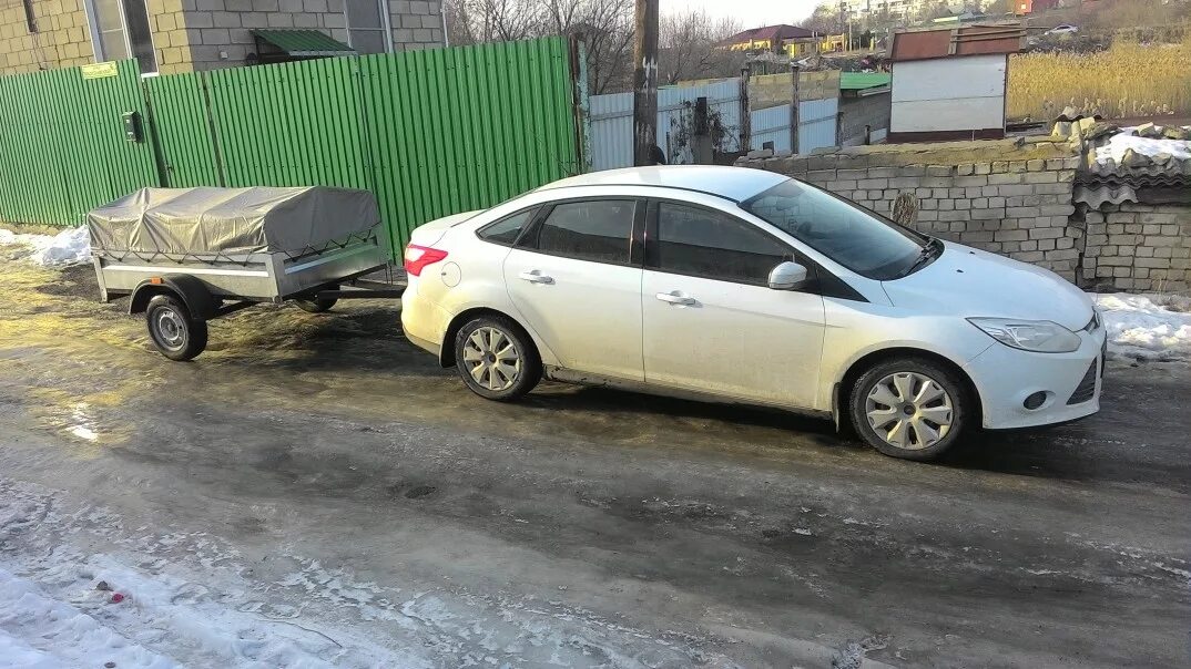 Межгород волгоград. Фокус 3 с прицепом.