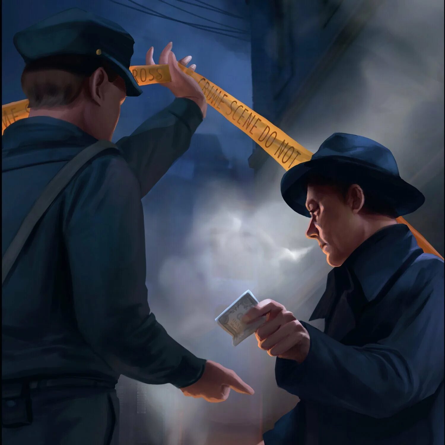 Преступник пытается