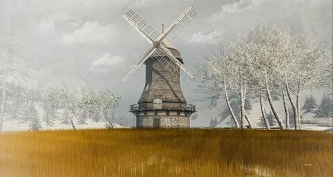Мельница мельница на земле