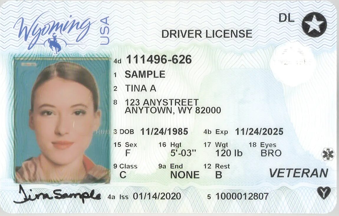 Wyoming Driver License. NY Driver License. Ву инди