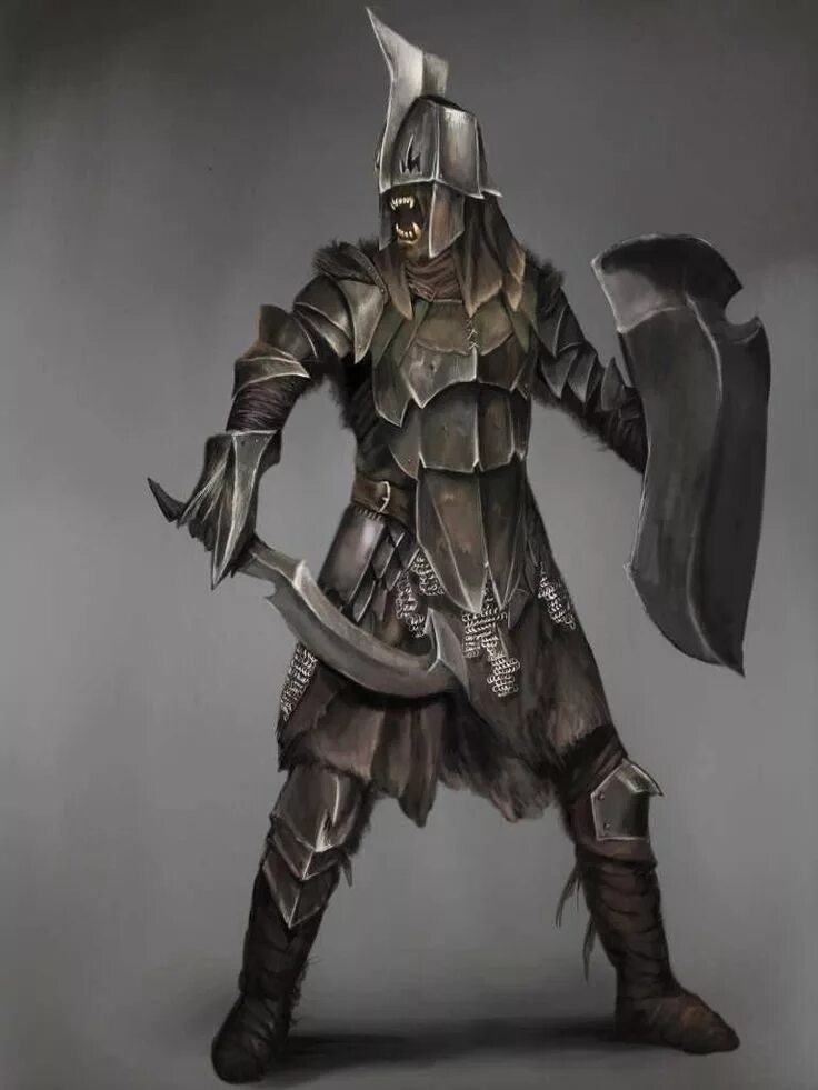 Доспехи орков мордора. Орки средиземья концепт арт. Орки ангмара доспехи. Доспехи орков вархаммер. Орк в доспехах.