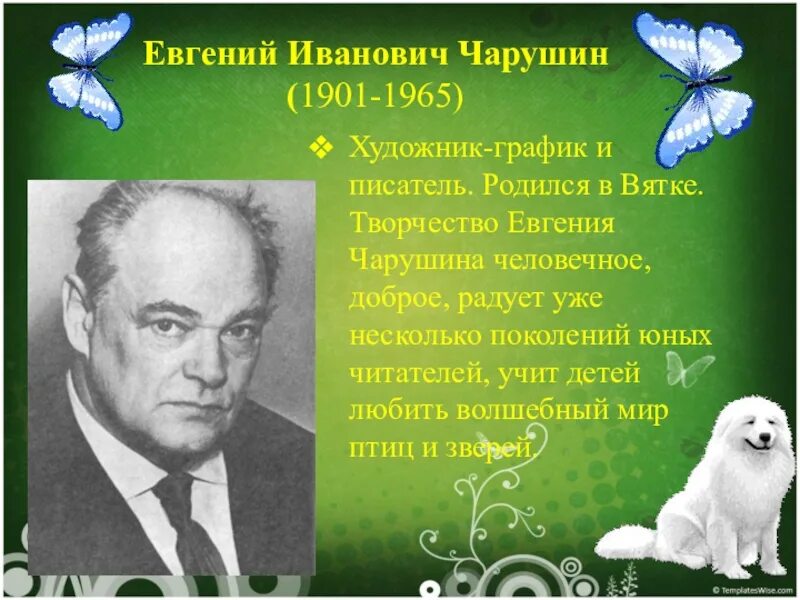 Биография чарушина кратко