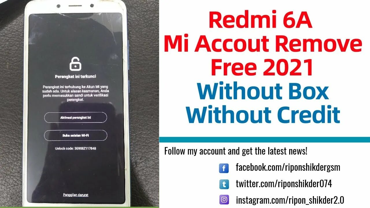 Mi 6a mi account