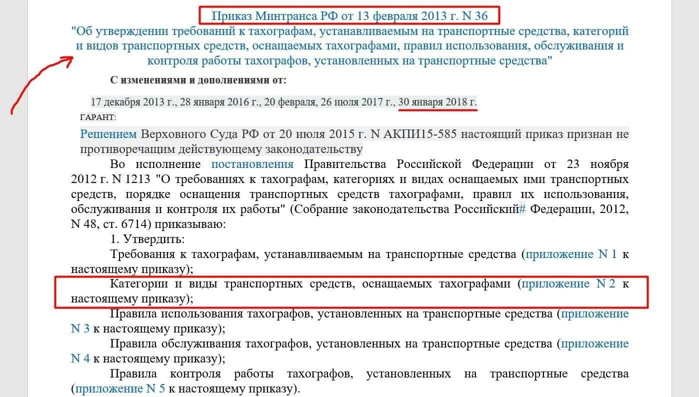 Приказ 440 изменения. Приказ Минтранса. Приказ на установку тахографа. Приложение 2 Минтранса 36. Требования к тахографу.