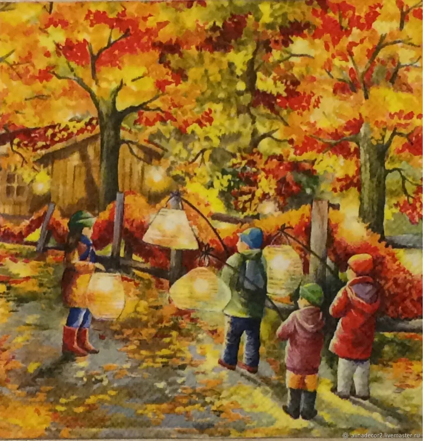 Картина осенний день. Осенний сюжет. Картина осень для детей. Сюжетная живопись прогулка в парке. Сюжетная картина на тему осень.