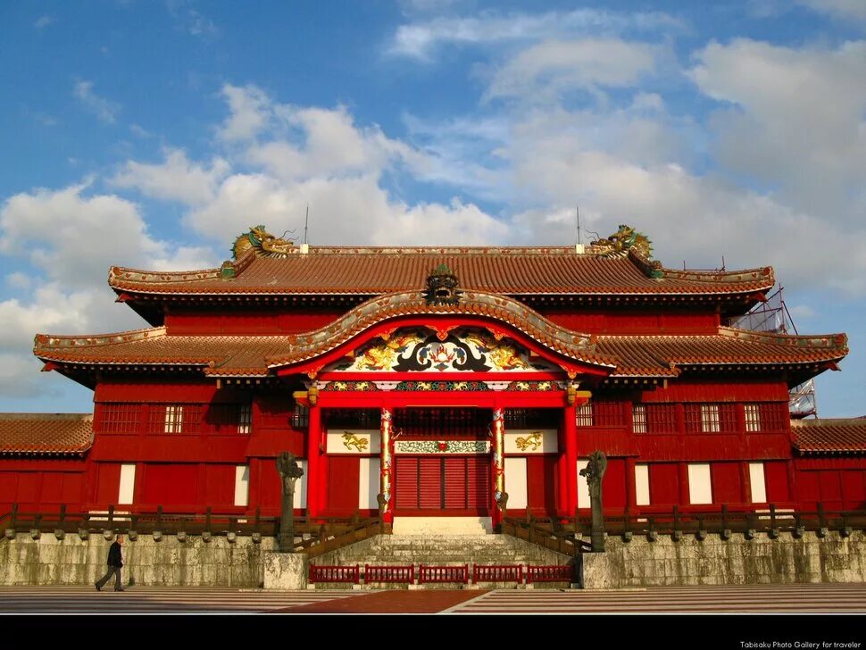 Японские древности. Храм Кофудзи. Японский храм. Древняя Япония. Китайский красный дом.
