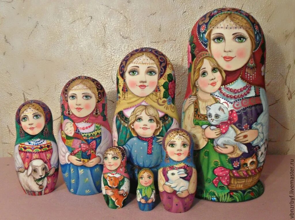 Как создать семью в матрешке
