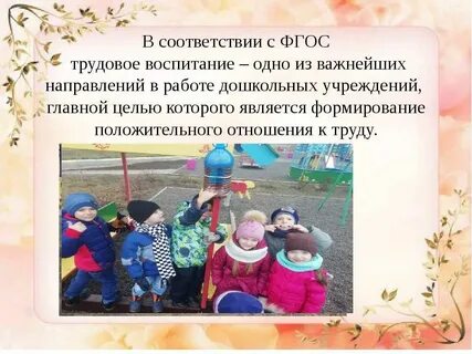 Трудовое воспитание принципы