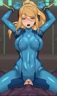 lk, nt00, samus aran, zero suit samus, metroid, lowres, abs, blonde hair, b...