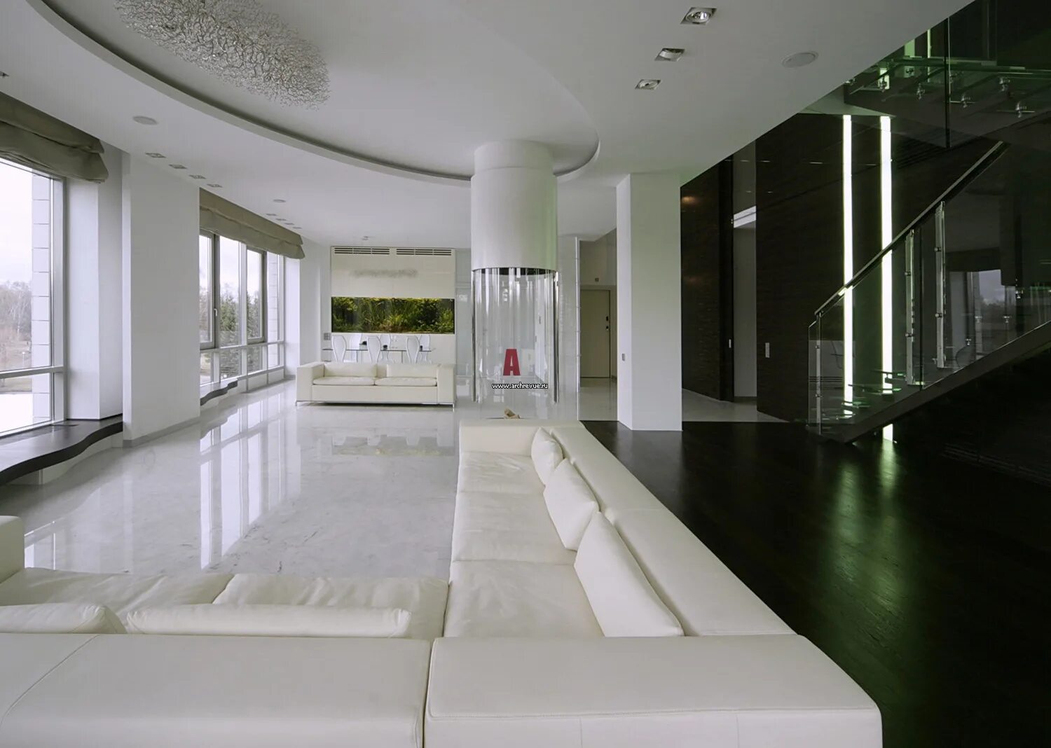 Мраморный пол в квартире. Дизайн проект интерьера квартиры холостяка. М. Квартира с панорамными окнами. 600 квартир.