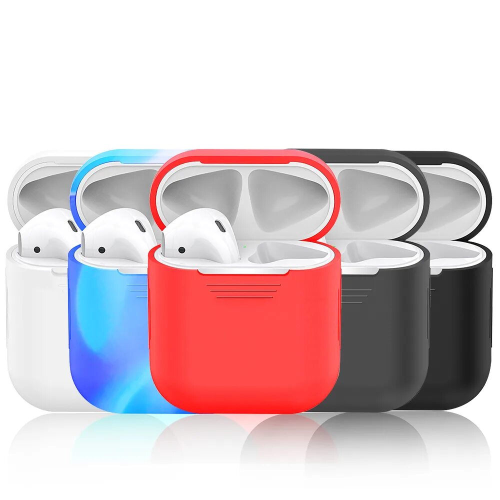 Силиконовый чехол для airpods. Чехол для наушников Apple AIRPODS Cover силиконовая Blue 264022. Чехол для Apple AIRPODS Gray. Чехол для наушников Apple AIRPODS 2 силиконовый фуксия. Чехол для AIRPODS 3 / красный.