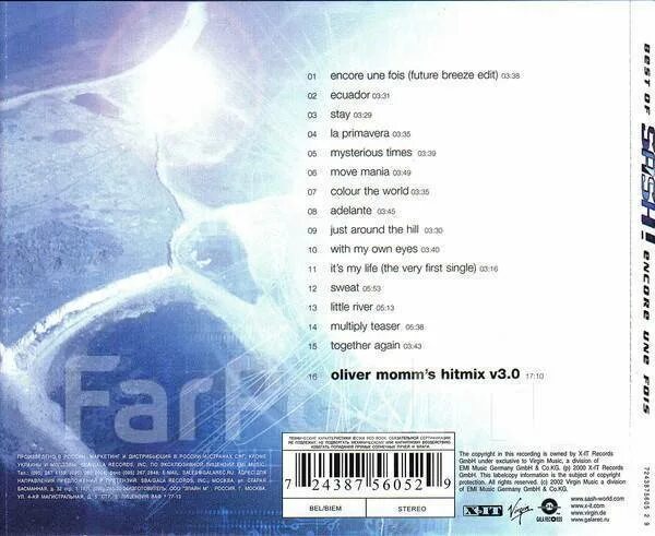 Adelante radio edit sash!. Sash encore. Encore 1996. Album art encore une fois (original edit) [1996]. Sash encore.