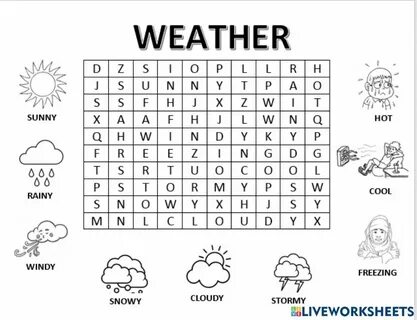 Weather wordsearch