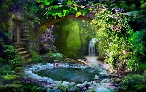 The magic garden of the poor