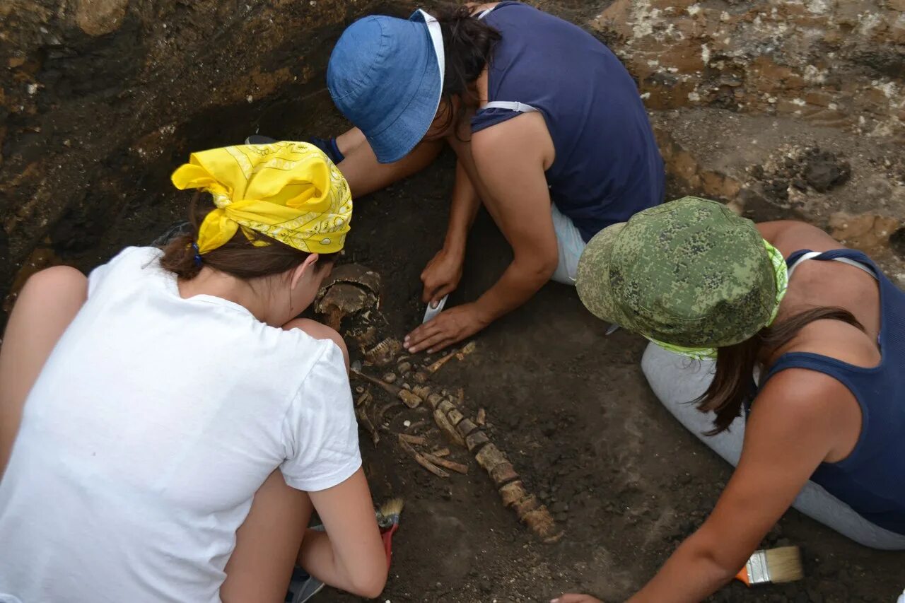 археология для детей.