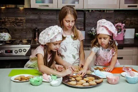 My sister in the kitchen
