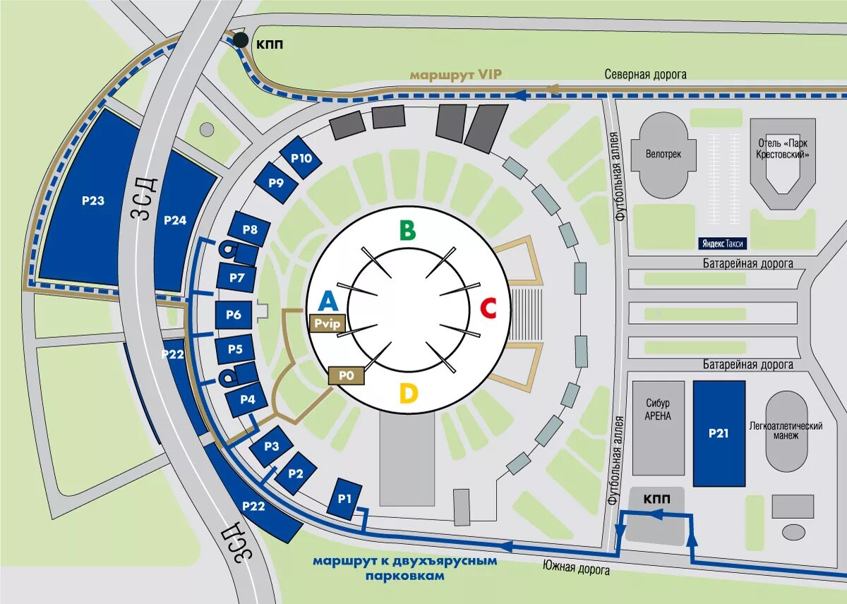 Стадион санкт петербург карта стадиона