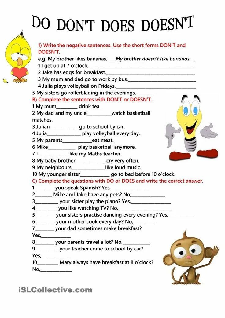 How to doesn t have. Do does упражнения Worksheet. Do does в английском языке Worksheets. Did didn't Worksheets. Do does don't doesn't Worksheets.